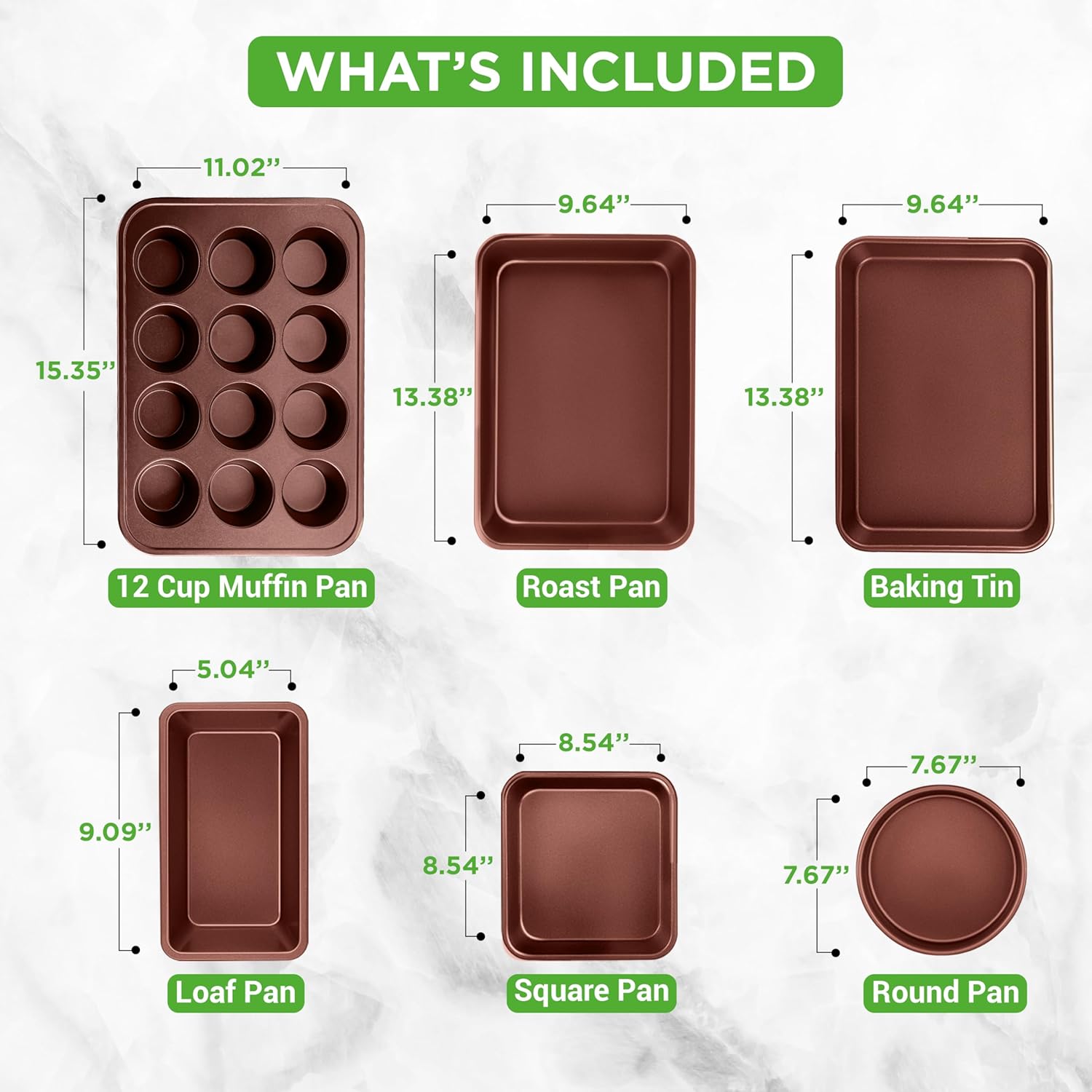 UrbanPantry: 20-Piece Non-Stick Bakeware and Cookware Set - Utensils Including Pots and Baking Pans Made with Durable Aluminum, Tempered Glass Lids, Heat-Resistant Utensils, Easy-Clean Design (White)