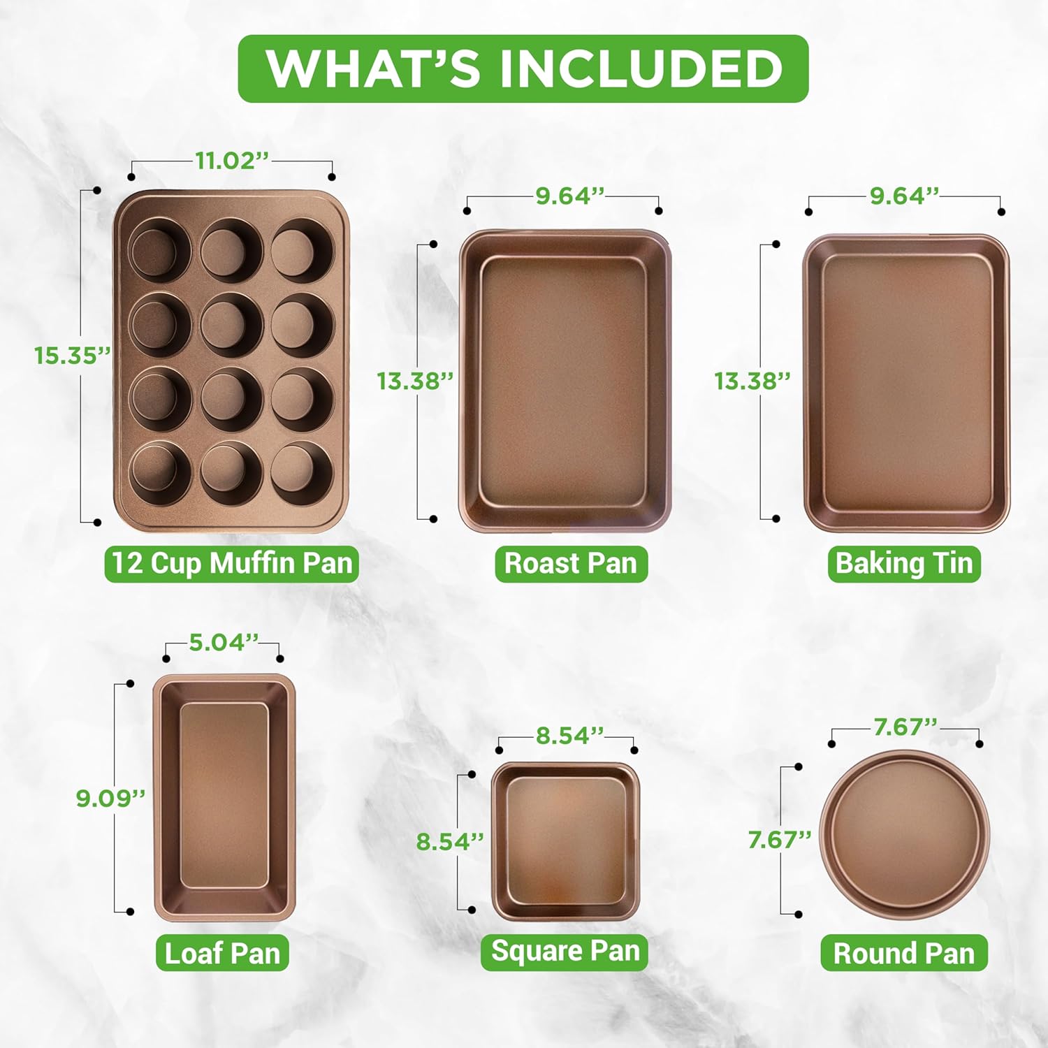 UrbanPantry: 20-Piece Non-Stick Bakeware and Cookware Set - Utensils Including Pots and Baking Pans Made with Durable Aluminum, Tempered Glass Lids, Heat-Resistant Utensils, Easy-Clean Design (White)